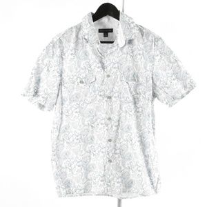 BANANA REPUBLIC – Mens Paisley Shirt: Medium